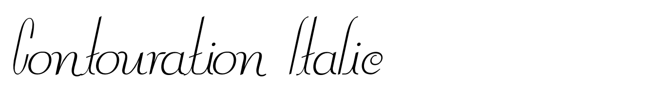 Contouration Italic